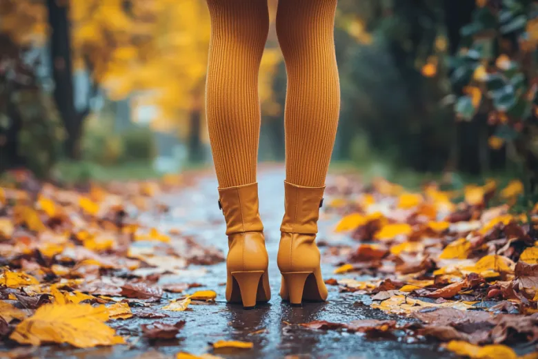 Какие колготки выбрать на осень: гид по плотности, материалам и цвету